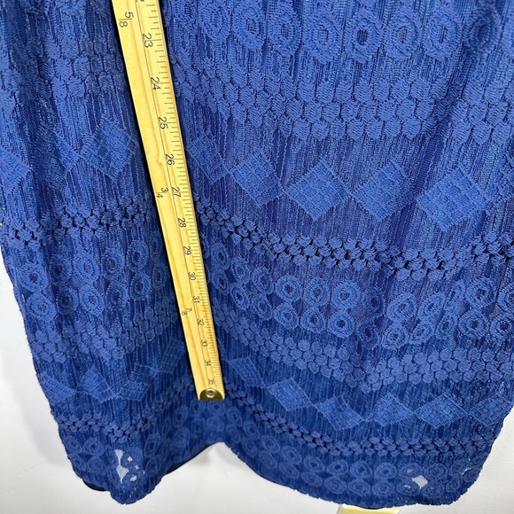 Rabbit Rabbit Rabbit Dress Womens 10 Blue Lace Boho Romantic Cottagecore‎ - Picture 4 of 7